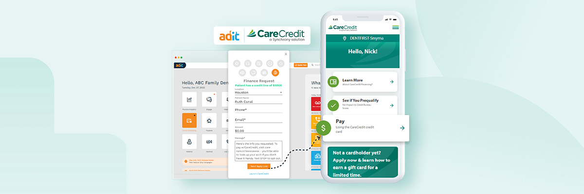 Synchrony Expands Dental Payment Offerings with Adit Practice Management Software Partnership