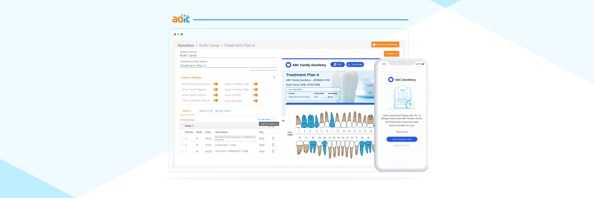 Adit Launches Revolutionary Dental Treatment Plan Software